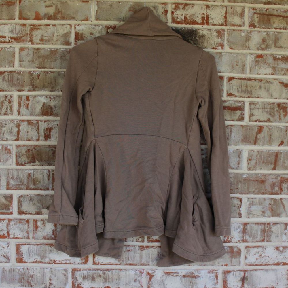 Free People Swing Peplum Pocket Cardigan Sweater - Picture 2 of 7